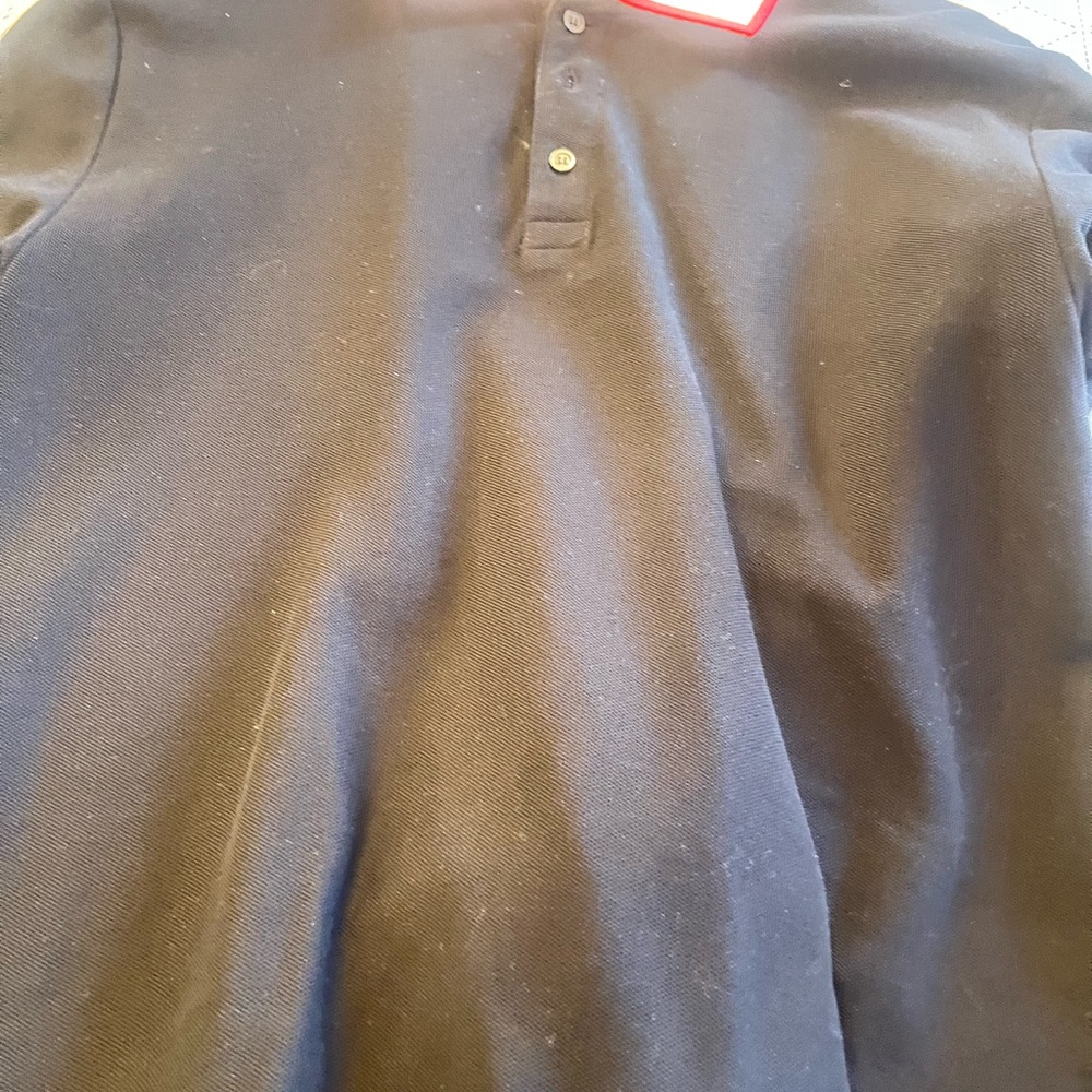 Authentic Gucci Black Polo Shirt with Red and White Collar size medium. - Picture 9 of 10